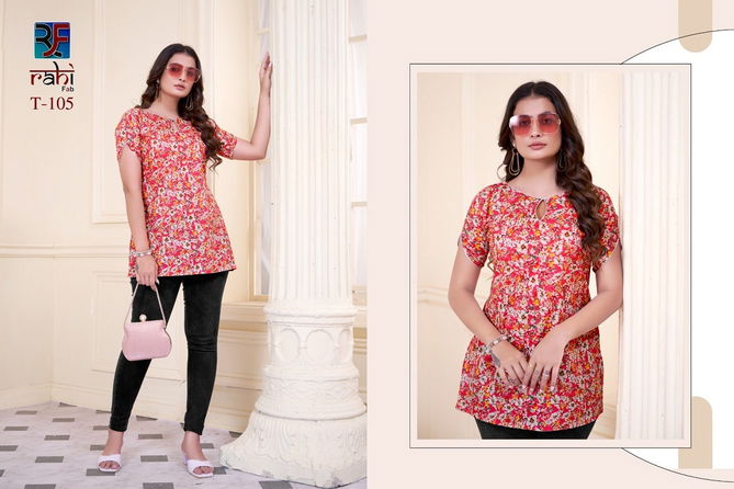 Tunic Vol 1 By Rahi Fab Cambric Cotton Printed Tunic Ladies Top Wholesale Online